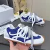 LOEWE Retro Runner Sneakers Unisex Nylon Cow Leather Sheepskin Lining Trainers #A66582