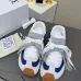LOEWE Retro Runner Sneakers Unisex Nylon Cow Leather Sheepskin Lining Trainers #A66582