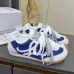 LOEWE Retro Runner Sneakers Unisex Nylon Cow Leather Sheepskin Lining Trainers #A66582