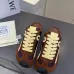 LOEWE Retro Runner Sneakers Unisex Nylon Cow Leather Sheepskin Lining Trainers #A66584