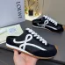 LOEWE Retro Runner Sneakers Unisex Nylon Cow Leather Sheepskin Lining Trainers #A66585