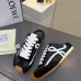 LOEWE Retro Runner Sneakers Unisex Nylon Cow Leather Sheepskin Lining Trainers #A66585