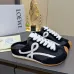 LOEWE Retro Runner Sneakers Unisex Nylon Cow Leather Sheepskin Lining Trainers #A66585