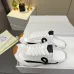LOEWE Retro Runner Sneakers Unisex Nylon Cow Leather Sheepskin Lining Trainers #A66586