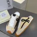 LOEWE Retro Runner Sneakers Unisex Nylon Cow Leather Sheepskin Lining Trainers #A66587