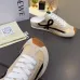 LOEWE Retro Runner Sneakers Unisex Nylon Cow Leather Sheepskin Lining Trainers #A66587