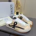 LOEWE Retro Runner Sneakers Unisex Nylon Cow Leather Sheepskin Lining Trainers #A66587