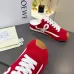 LOEWE Retro Runner Sneakers Unisex Nylon Cow Leather Sheepskin Lining Trainers #A66588