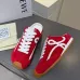 LOEWE Retro Runner Sneakers Unisex Nylon Cow Leather Sheepskin Lining Trainers #A66588