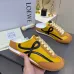 LOEWE Retro Runner Sneakers Unisex Nylon Cow Leather Sheepskin Lining Trainers #A66589