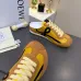 LOEWE Retro Runner Sneakers Unisex Nylon Cow Leather Sheepskin Lining Trainers #A66589