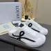 LOEWE Retro Runner Sneakers Unisex Nylon Cow Leather Sheepskin Lining Trainers #A66590