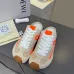 LOEWE Retro Runner Sneakers Unisex Nylon Cow Leather Sheepskin Lining Trainers #A66591