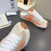 LOEWE Retro Runner Sneakers Unisex Nylon Cow Leather Sheepskin Lining Trainers #A66591