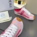 LOEWE Retro Runner Sneakers Unisex Nylon Cow Leather Sheepskin Lining Trainers #A66592