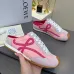 LOEWE Retro Runner Sneakers Unisex Nylon Cow Leather Sheepskin Lining Trainers #A66592