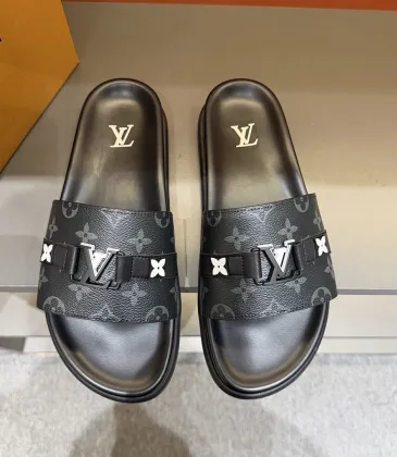 Louis Vuitton Shoes for Men's Louis Vuitton Slippers #A62465 Louis Vuitton Shoes for Men's Louis Vuitton Slippers #A62465