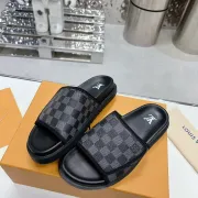 Louis Vuitton Slides Men's Louis Vuitton Slippers #A37748 Louis Vuitton Slides Men's Louis Vuitton Slippers #A37748