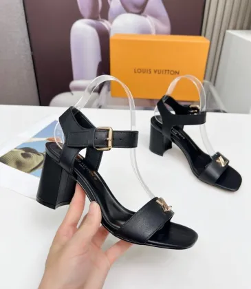 Louis Vuitton Shoes for Women's Louis Vuitton Sandals 6.5CM #A52075 Louis Vuitton Shoes for Women's Louis Vuitton Sandals 6.5CM #A52075
