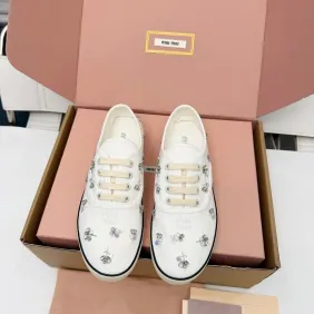 Miu Miu Women's Retro Calfskin Leather Ballet Flats #A66080