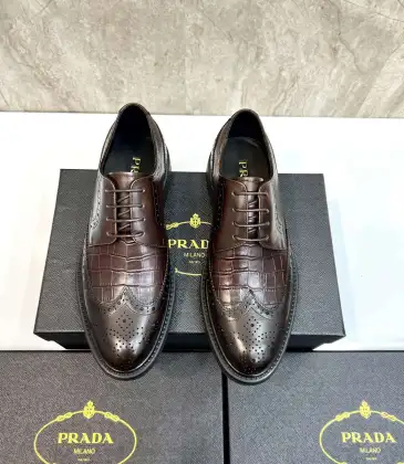 Replica Prada Shoes for Men's Fashionable Formal Leather Shoes #A23699 Replica Prada Shoes for Men's Fashionable Formal Leather Shoes #A23699