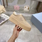Designer Original brand High Quality Prada Shoes for Women's Prada Sneakers Nude #A52999 Designer Original brand High Quality Prada Shoes for Women's Prada Sneakers Nude #A52999