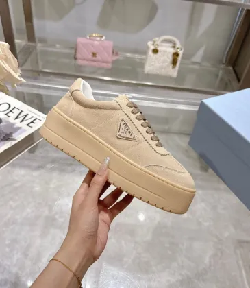 Designer Original brand High Quality Prada Shoes for Women's Prada Sneakers Nude #A52999 Designer Original brand High Quality Prada Shoes for Women's Prada Sneakers Nude #A52999