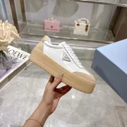 Replica Prada Shoes for Women's Prada Sneakers White Grey 35-41 Size #A53005 Replica Prada Shoes for Women's Prada Sneakers White Grey 35-41 Size #A53005