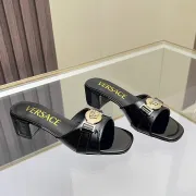 Versace shoes for Women's Versace Slippers heel height:3.5cm #A64782 Versace shoes for Women's Versace Slippers heel height:3.5cm #A64782