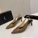YSL Shoes for Women's YSL High Heel Shoes heel height：8cm #A64864