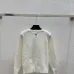 D-ior Women's Authentic Luxury Cozy Knit Sweater with Intricate Sparkling Star Sequin Embellishment and Classic Crew Neck Design #A56307