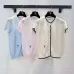 Dior Monogram Knit Short Sleeve Crew Neck Blouse #A63664