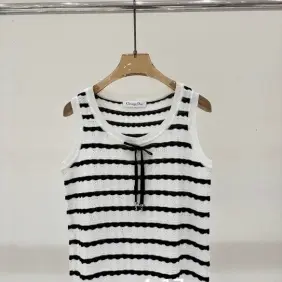 Dior White Knit Tank Top for Women #A66246 Dior White Knit Tank Top for Women #A66246