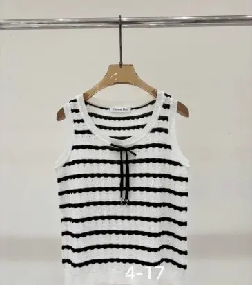 Dior White Knit Tank Top for Women #A66246 Dior White Knit Tank Top for Women #A66246