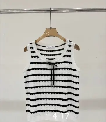 Dior White Knit Tank Top for Women #A66246 Dior White Knit Tank Top for Women #A66246