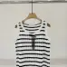 Dior White Knit Tank Top for Women #A66246