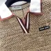 MIUMIU Monogram Knit Short Sleeve Crew Neck Blouse #A63662