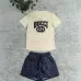 2025 Special Price Gucci Style Logo T-Shirtamp; Monogram Shorts Set - Designer Women's Summer Outfit #A54157