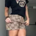 2025 Special Price Gucci Style Logo T-Shirtamp; Monogram Shorts Set - Designer Women's Summer Outfit #A54157