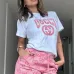 2025 Special Price Gucci Style Logo T-Shirtamp; Monogram Shorts Set - Designer Women's Summer Outfit #A54157