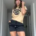 2025 Special Price Gucci Style Logo T-Shirtamp; Monogram Shorts Set - Designer Women's Summer Outfit #A54157