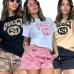 2025 Special Price Gucci Style Logo T-Shirtamp; Monogram Shorts Set - Designer Women's Summer Outfit #A54157