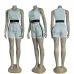 ALO Yoga Inspired Crop Tankamp; Shorts Set - Athletic Lounge Wear #A54156