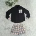 Chic Burberry Inspired Plaid Check Shirtamp; Shorts Matching Set - Women's Elegant Two-Piece Summer Outfit with Classic Design #A54159