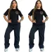 Luxury Louis Vuitton Inspired Monogram Tracksuit Set - Women's Comfortableamp; Stylish Sportswear Ensemble with Iconic LV Pocket #A54158