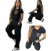 Luxury Louis Vuitton Inspired Monogram Tracksuit Set - Women's Comfortableamp; Stylish Sportswear Ensemble with Iconic LV Pocket #A54158
